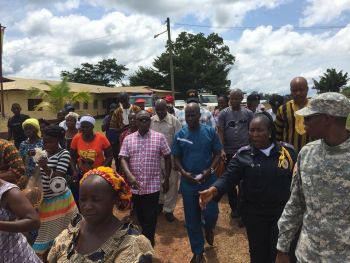 Gbarpolu Citizens present concerns to Government as Internal Affairs Minister visits the County