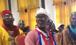 suspended Paramount Chief Robert Sennah, Chairperson of the County Council of Chiefs of Nimba. 