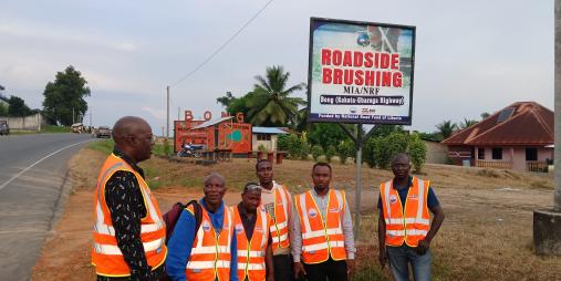 MIA Delegation Inspects Roadside Brushing Projects Across Three Counties